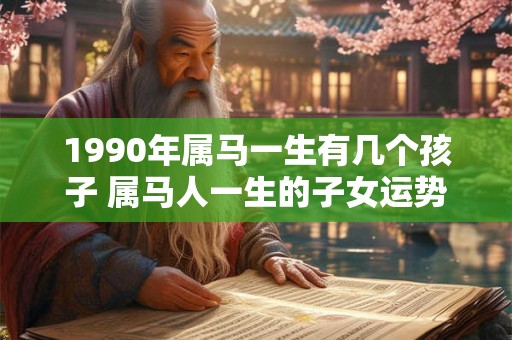 1990年属马一生有几个孩子 属马人一生的子女运势