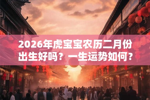 2026年虎宝宝农历二月份出生好吗？一生运势如何？