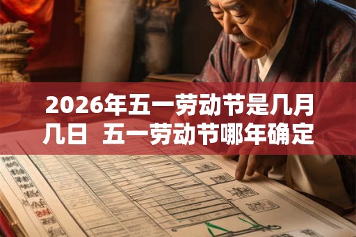2026年五一劳动节是几月几日  五一劳动节哪年确定的