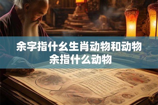 余字指什幺生肖动物和动物 余指什么动物 余字指什幺生肖动物和动物 余指什么动物