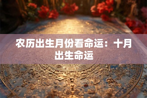 农历出生月份看命运:十月出生命运 农历出生月份看命运:十月出生命运