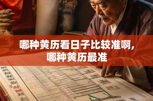 哪种黄历看日子比较准啊,哪种黄历最准
