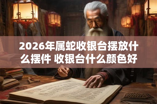 2026年属蛇收银台摆放什么摆件 收银台什么颜色好