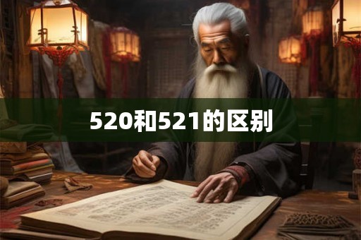 520和521的区别