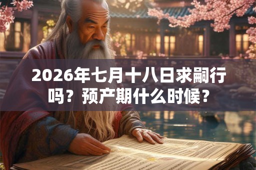 2026年七月十八日求嗣行吗？预产期什么时候？