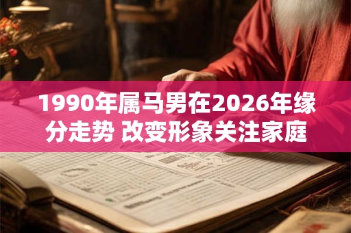 1990年属马男在2026年缘分走势 改变形象关注家庭