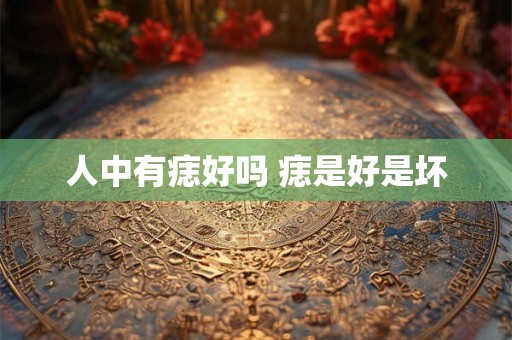 人中有痣好吗 痣是好是坏