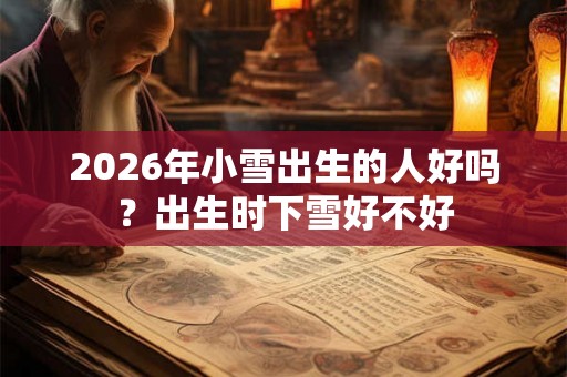 2026年小雪出生的人好吗？出生时下雪好不好