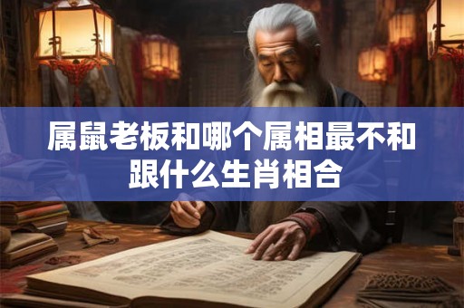 属鼠老板和哪个属相最不和 跟什么生肖相合