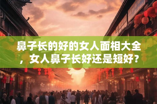 鼻子长的好的女人面相大全，女人鼻子长好还是短好？