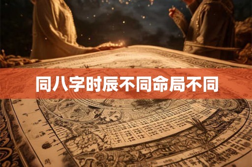 同八字时辰不同命局不同 同八字时辰不同命局不同
