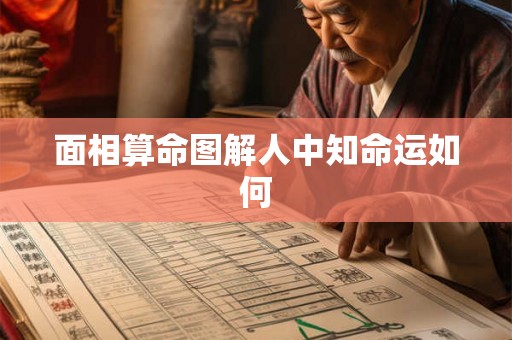 面相算命图解人中知命运如何