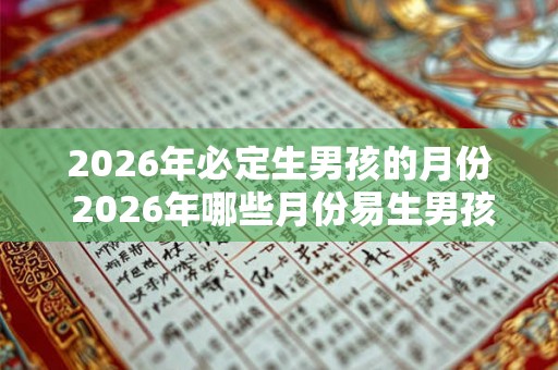 2026年必定生男孩的月份 2026年哪些月份易生男孩