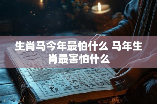 生肖马今年最怕什么 马年生肖最害怕什么