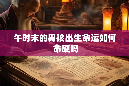 午时末的男孩出生命运如何 命硬吗
