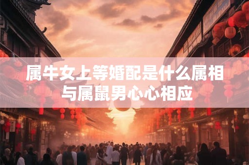 属牛女上等婚配是什么属相 与属鼠男心心相应