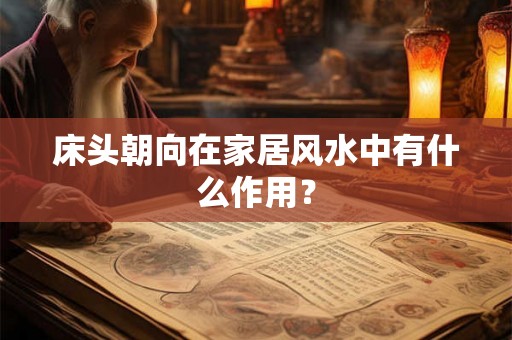 床头朝向在家居风水中有什么作用？
