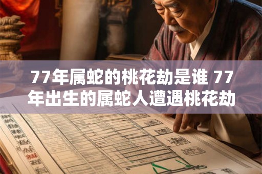 77年属蛇的桃花劫是谁 77年出生的属蛇人遭遇桃花劫的是谁