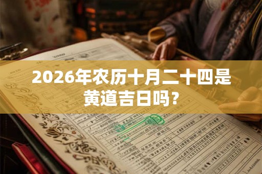 2026年农历十月二十四是黄道吉日吗？