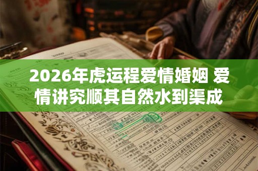 2026年虎运程爱情婚姻 爱情讲究顺其自然水到渠成