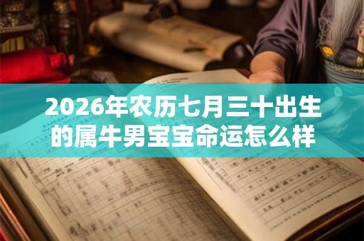 2026年农历七月三十出生的属牛男宝宝命运怎么样 2026年农历七月三十出生的属牛男宝宝命运怎么样
