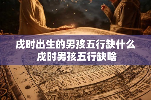 戌时出生的男孩五行缺什么 戌时男孩五行缺啥