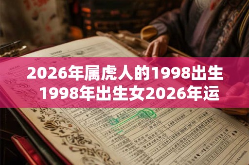 2026年属虎人的1998出生  1998年出生女2026年运势