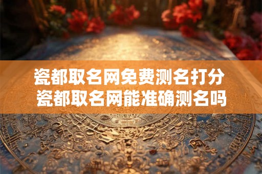 瓷都取名网免费测名打分 瓷都取名网能准确测名吗