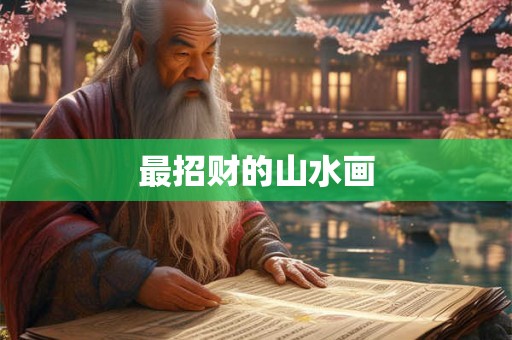 最招财的山水画