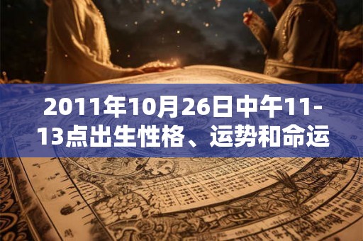 2011年10月26日中午11-13点出生性格、运势和命运