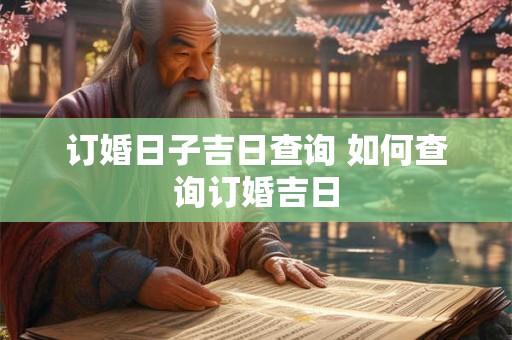 订婚日子吉日查询 如何查询订婚吉日 订婚日子吉日查询 如何查询订婚吉日