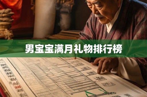 男宝宝满月礼物排行榜 男宝宝满月礼物排行榜