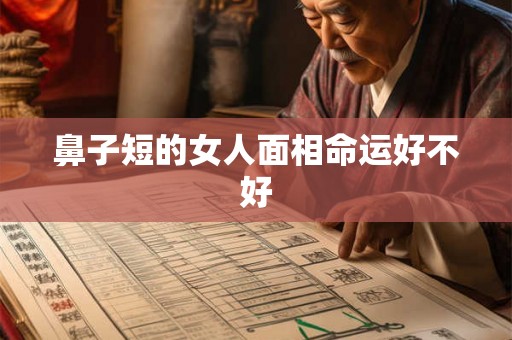 鼻子短的女人面相命运好不好 鼻子短的女人面相命运好不好