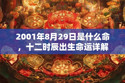 2001年8月29日是什么命，十二时辰出生命运详解
