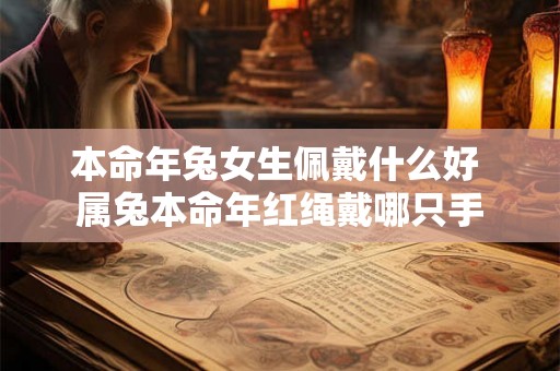 本命年兔女生佩戴什么好 属兔本命年红绳戴哪只手
