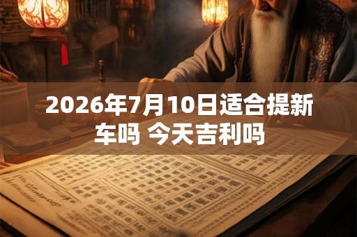 2026年7月10日适合提新车吗 今天吉利吗