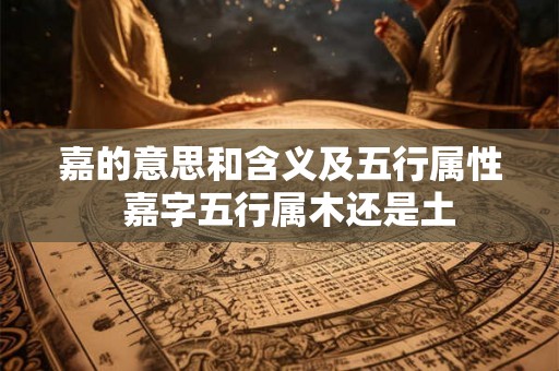 嘉的意思和含义及五行属性  嘉字五行属木还是土