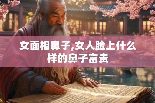 女面相鼻子,女人脸上什么样的鼻子富贵 女面相鼻子,女人脸上什么样的鼻子富贵