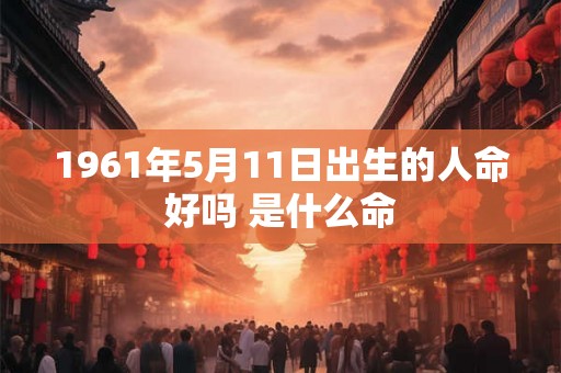 1961年5月11日出生的人命好吗 是什么命