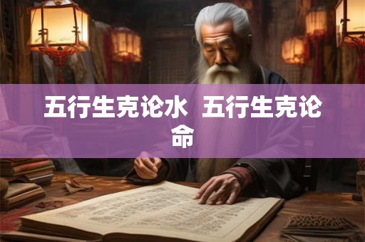 五行生克论水  五行生克论命