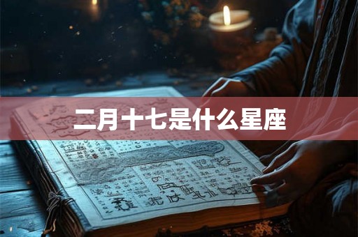 二月十七是什么星座