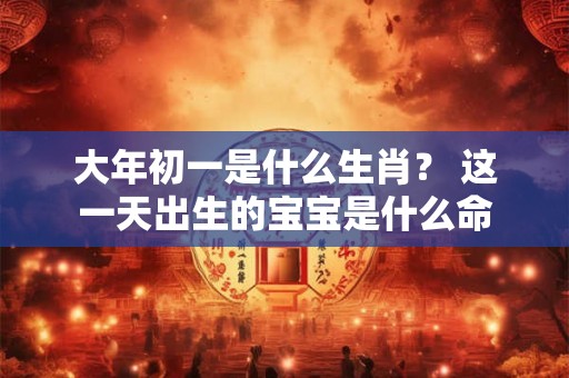 大年初一是什么生肖？ 这一天出生的宝宝是什么命