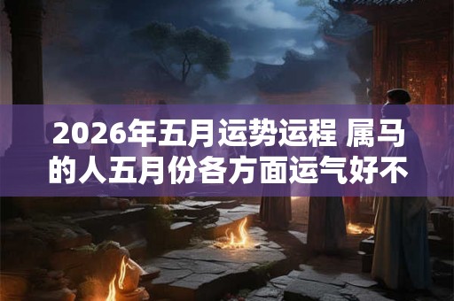 2026年五月运势运程 属马的人五月份各方面运气好不好