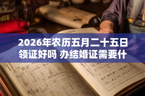 2026年农历五月二十五日领证好吗 办结婚证需要什么材料