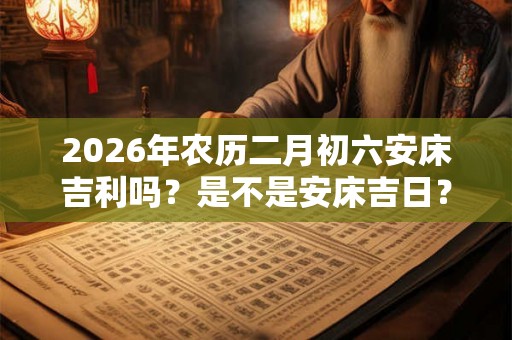 2026年农历二月初六安床吉利吗？是不是安床吉日？