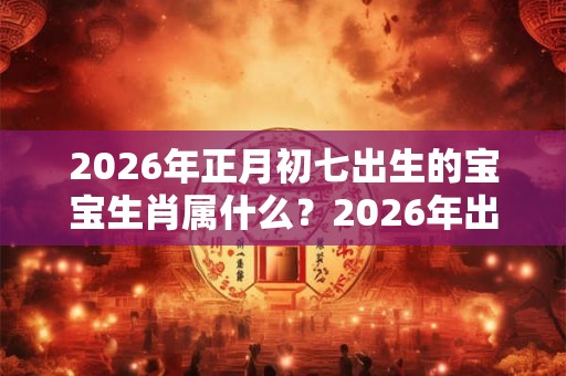 2026年正月初七出生的宝宝生肖属什么？2026年出生的运势如何？