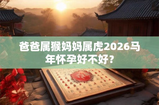 爸爸属猴妈妈属虎2026马年怀孕好不好？