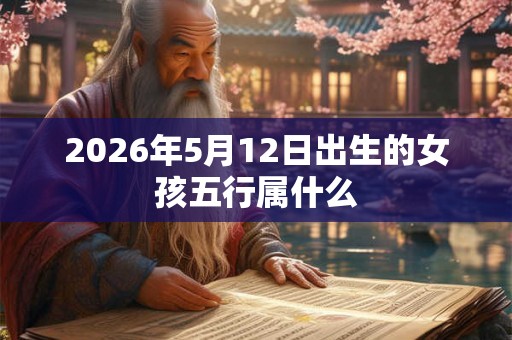 2026年5月12日出生的女孩五行属什么 2026年5月12日出生的女孩五行属什么