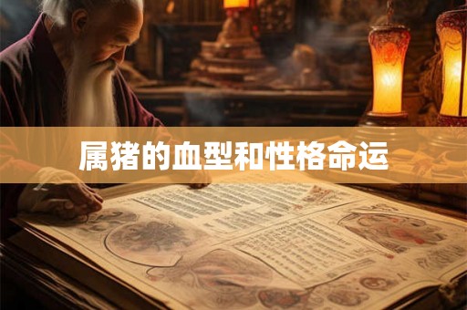 属猪的血型和性格命运