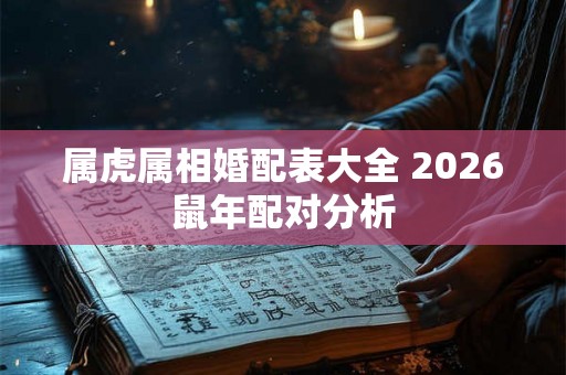 属虎属相婚配表大全 2026鼠年配对分析